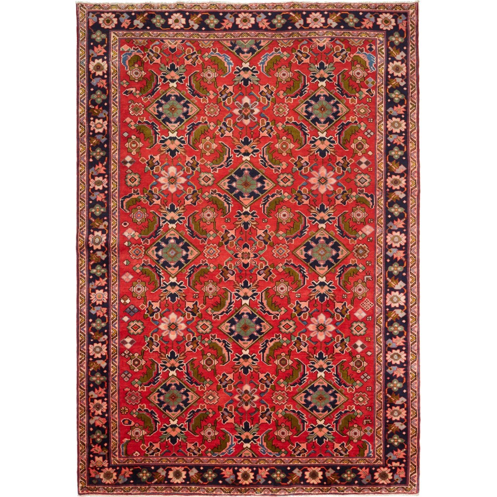 Tappeto Sarough Persia marrone rosso 207x302 Tappeto Sarough Persia marrone rosso 207x302