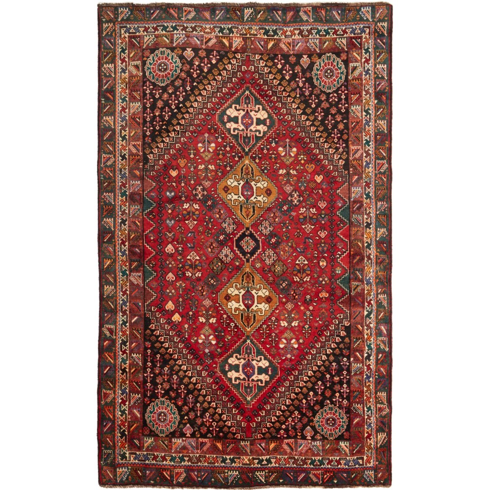 Tappeto Shiraz Persia marrone 160x267 Tappeto Shiraz Persia marrone 160x267