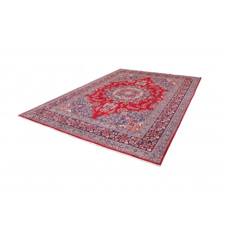 Tappeto Sabzevar Persia azzurro bianco 245x340