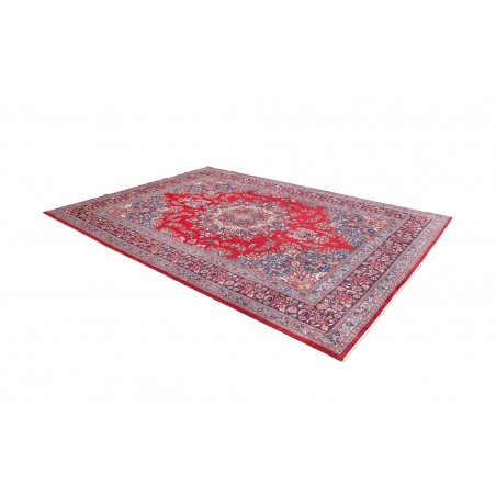 Tappeto Sabzevar Persia azzurro bianco 245x340