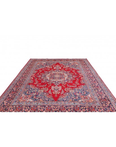 Tappeto Sabzevar Persia azzurro bianco 245x340