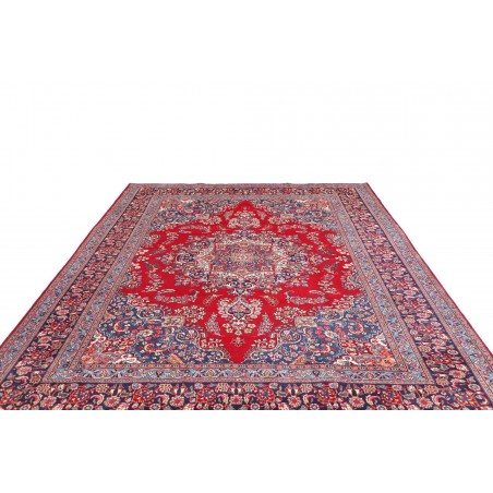 Tappeto Sabzevar Persia azzurro bianco 245x340