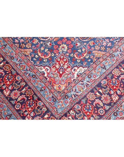 Tappeto Sabzevar Persia azzurro bianco 245x340