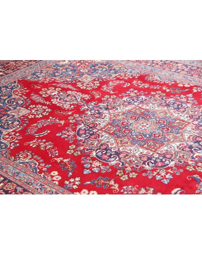 Tappeto Sabzevar Persia azzurro bianco 245x340
