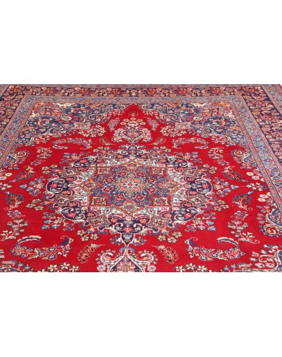 Tappeto Sabzevar Persia azzurro bianco 245x340