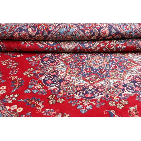 Tappeto Sabzevar Persia azzurro bianco 245x340