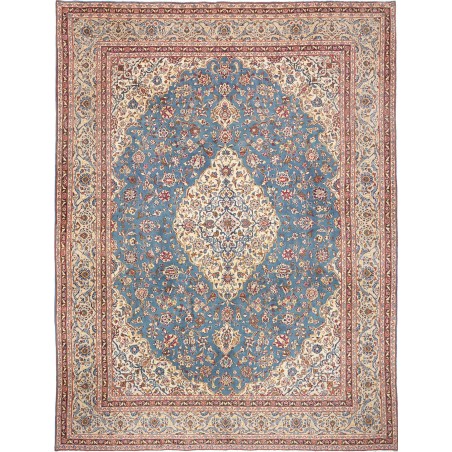 Tappeto Kashan Persia marrone grigio 283x382