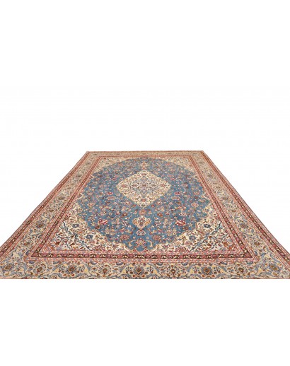 Tappeto Kashan Persia marrone grigio 283x382