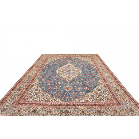 Tappeto Kashan Persia marrone grigio 283x382