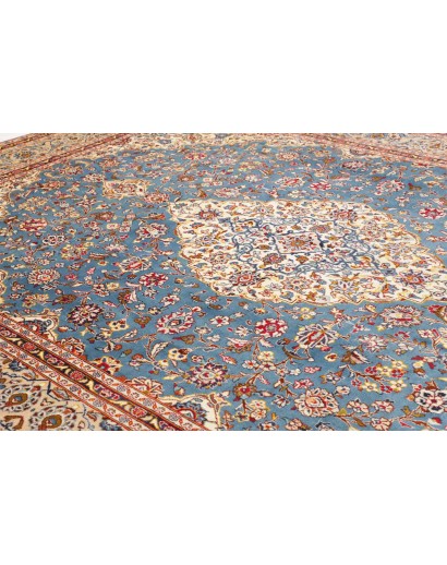 Tappeto Kashan Persia marrone grigio 283x382