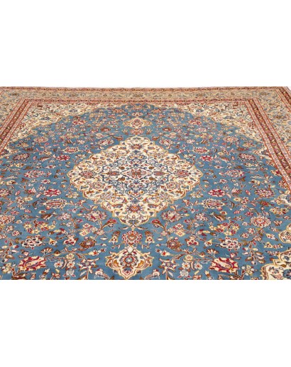 Tappeto Kashan Persia marrone grigio 283x382