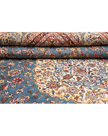 Tappeto Kashan Persia marrone grigio 283x382