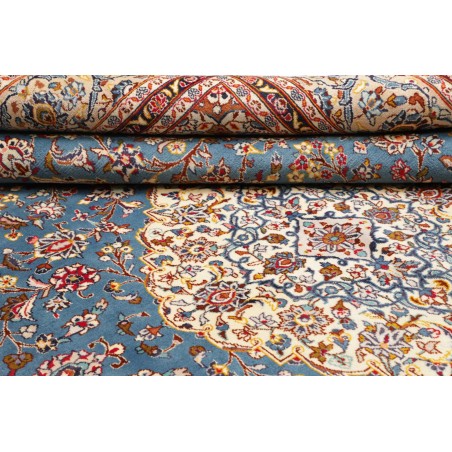 Tappeto Kashan Persia marrone grigio 283x382