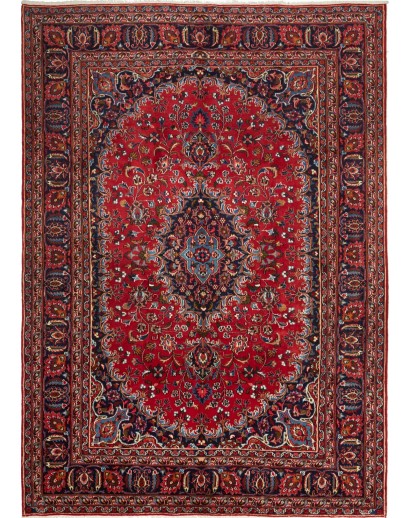 Tappeto Sabzevar Persia marrone blu 204x288
