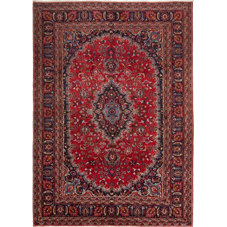 Tappeto Sabzevar Persia marrone blu 204x288