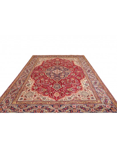 Tappeto Tabriz Persia marrone azzurro 250x348