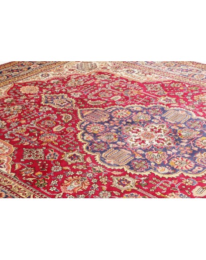 Tappeto Tabriz Persia marrone azzurro 250x348