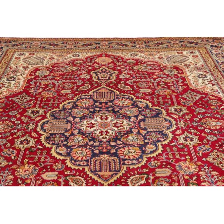 Tappeto Tabriz Persia marrone azzurro 250x348