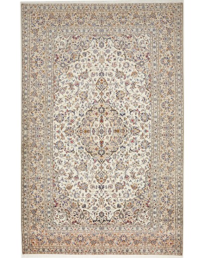 Tappeto Kashan Persia beige verde 204x320