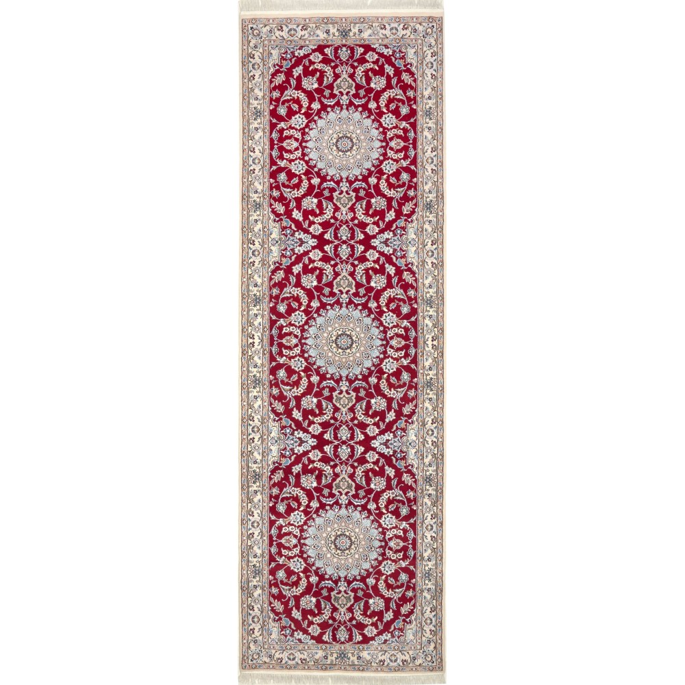 Tappeto Nain 9La Persia beige marrone 90x309 Tappeto Nain 9La Persia beige marrone 90x309