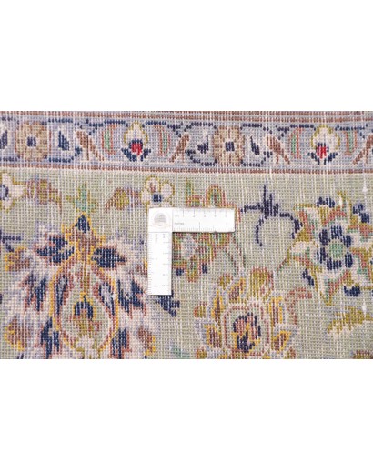 Tappeto Kashan Persia bianco marrone 296x386