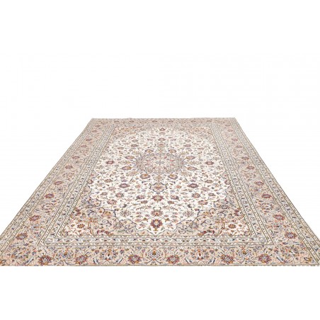 Tappeto Kashan Persia bianco grigio 240x346
