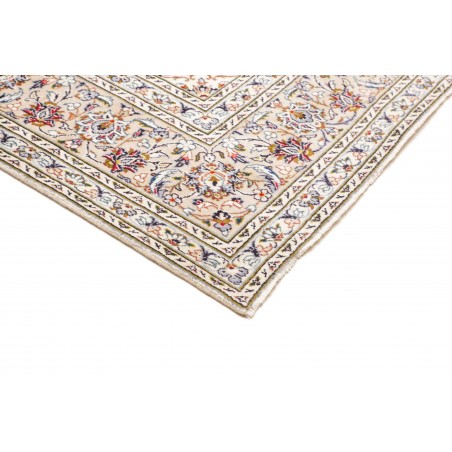 Tappeto Kashan Persia bianco grigio 240x346