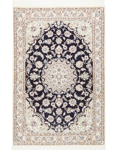 Tappeto Nain 9La Persia bianco grigio 98x150