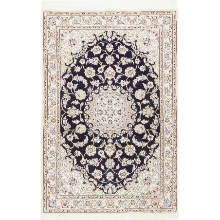 Tappeto Nain 9La Persia bianco grigio 98x150