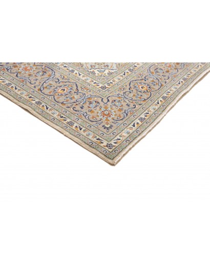 Tappeto Kashan Persia beige bianco 258x347
