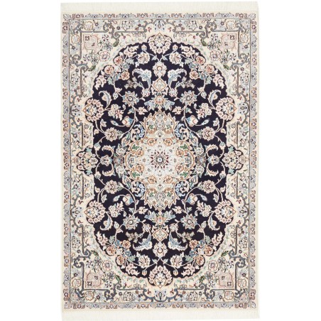 Tappeto Nain 9La Persia bianco grigio 103x154