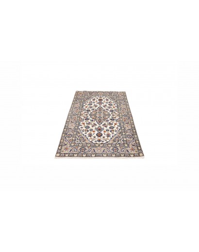 Tappeto Kashan Persia bianco grigio 100x152