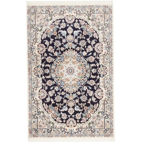 Tappeto Nain 9La Persia bianco grigio 101x157