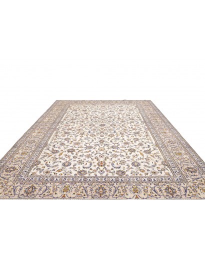 Tappeto Kashan Persia bianco 303x400