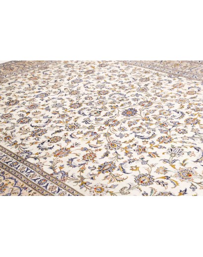 Tappeto Kashan Persia bianco 303x400