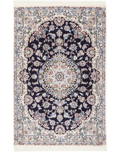 Tappeto Nain 9La Persia bianco grigio 101x155