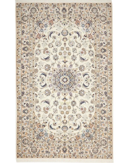 Tappeto Nain 9La Persia bianco verde 161x258