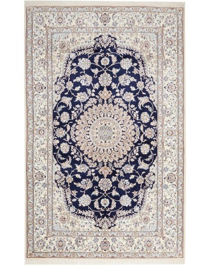 Tappeto Nain 9La Persia bianco grigio 156x253