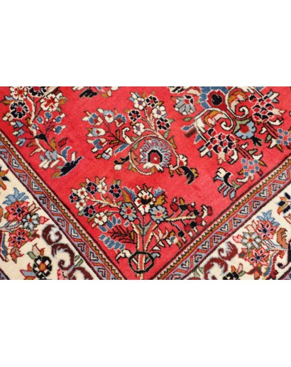 Tappeto Sarough Persia marrone giallo 128x207