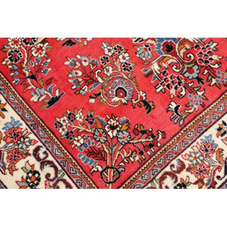 Tappeto Sarough Persia marrone giallo 128x207