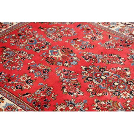 Tappeto Sarough Persia marrone giallo 128x207