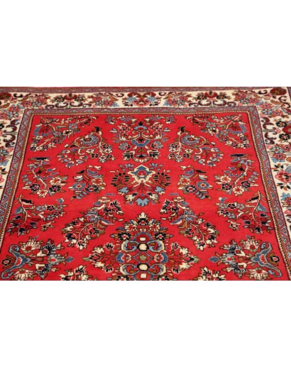 Tappeto Sarough Persia marrone giallo 128x207