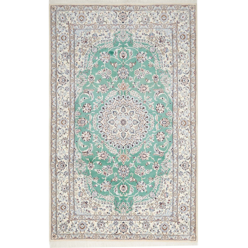 Tappeto Nain 9La Persia bianco 155x247 Tappeto Nain 9La Persia bianco 155x247