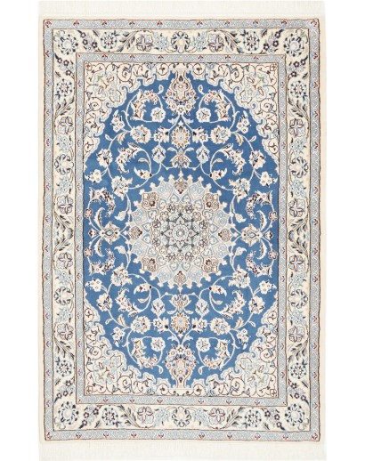 Tappeto Nain 9La Persia bianco grigio 104x155