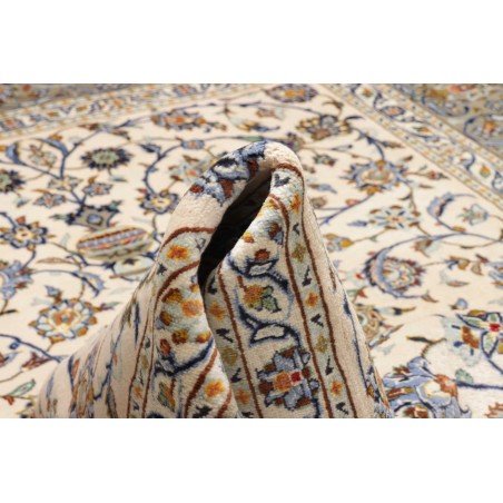 Tappeto Kashan Persia bianco marrone 223x315