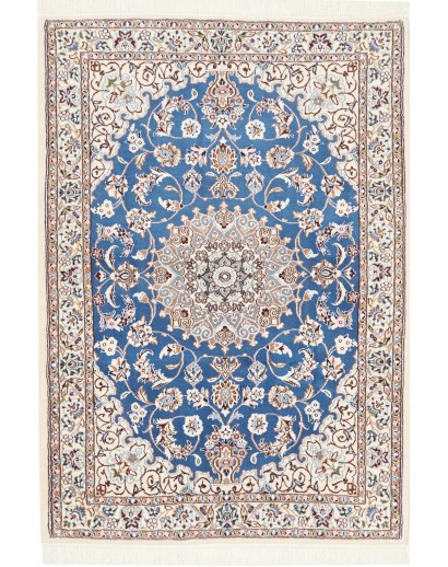 Tappeto Nain 9La Persia bianco verde 107x152