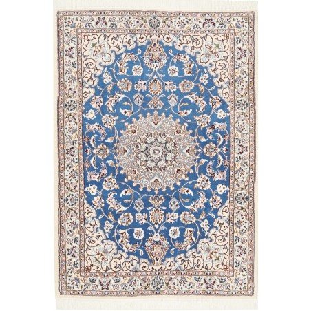 Tappeto Nain 9La Persia bianco verde 107x152