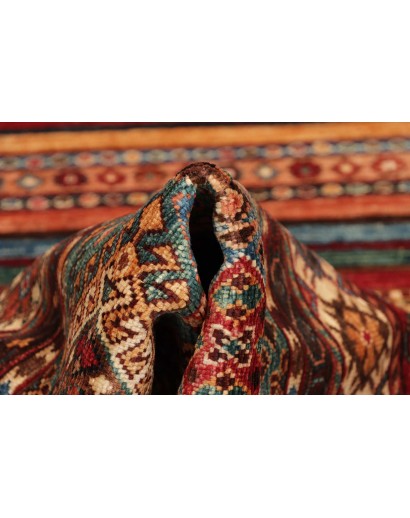 Tappeto Samarkand Pakistan azzurro giallo 80x245