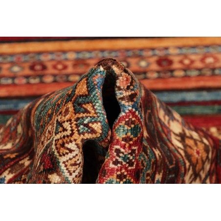 Tappeto Samarkand Pakistan azzurro giallo 80x245