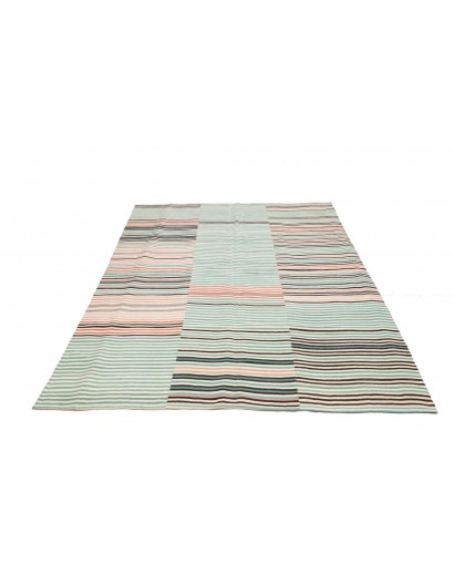 Tappeto Kilim Persia beige verde 165x249